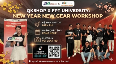 Bùng Nổ Sự Kiện QKSHOP x FPT: 2 Ngày "Quẩy Tung Nóc" Cùng Hàng Trăm Phần Quà Khủng