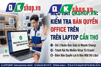 Cách Kiểm Tra Bản Quyền Office Trên Laptop Cần Thơ - Mẹo Hay QKShop.vn