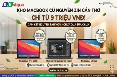 Cần Tìm MacBook Cũ Nguyên Zin Giá Rẻ? Khám Phá Ngay Kho "Táo Khuyết" Chỉ Từ 9 đồng!