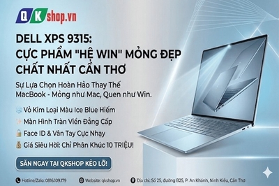 Dell XPS 9315: Siêu Phẩm "Hệ Win" Mỏng Ngang MacBook, Chốt Ngay!