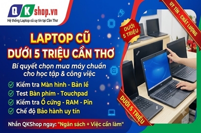 Laptop Cũ Dưới 5 Triệu Cần Thơ: Bí Quyết Chọn Mua Máy Chuẩn