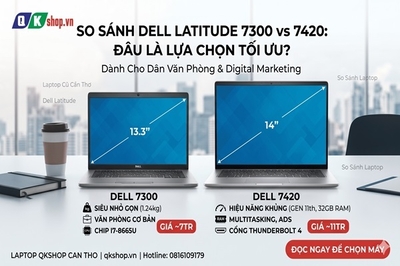 So Sánh Dell Latitude 7300 và Dell Latitude 7420: Đâu Là Lựa Chọn Tối Ưu Cho Dân Văn Phòng và Digital Marketing?