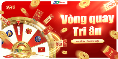 Vòng Quay Tri Ân 2026 - Mua Laptop Cũ Cần Thơ Uy Tín | QKSHOP