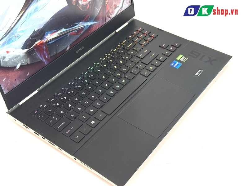 Laptop HP Omen 16 B0005DX  Core i7 - 11800H / Ram 16GB / SSD 512GB/ 16" 2K5  165Hz / RTX 3070 8GB