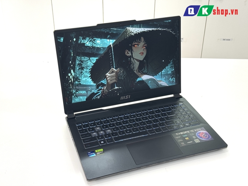 Laptop MSI Cyborg 15 A12VF Core  I7-12650H / RAM 16 GB / SSD 512GB PCIE /15.6 FHD 144Hz /  VGA 8GB RTX4060
