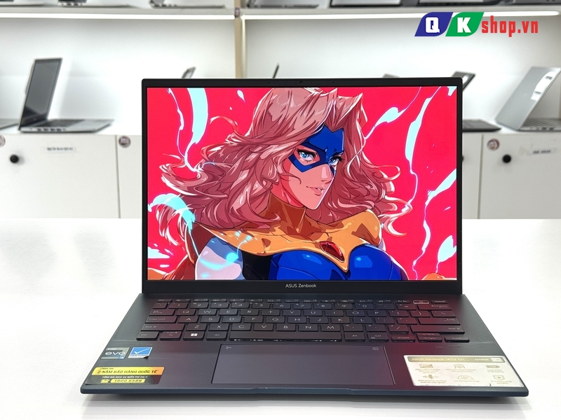 Laptop Asus Zenbook 14 UX3402ZA-KM219W Core I5-1240P /RAM 16GB / SSD 512GB PCIE / 14.0 2.8K OLED