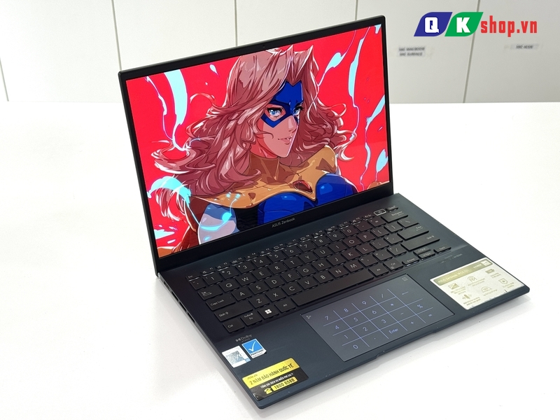 Laptop Asus Zenbook 14 UX3402ZA-KM219W Core I5-1240P /RAM 16GB / SSD 512GB PCIE / 14.0 2.8K OLED