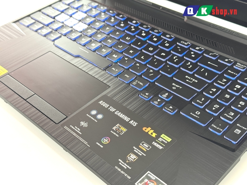 Laptop ASUS TUF Gaming A15 FA506NCG-HN184W R7-7445HS / RAM 16GB / SSD 512GB PCIE / 15.6 FHD 144HZ / VGA 4GB RTX3050