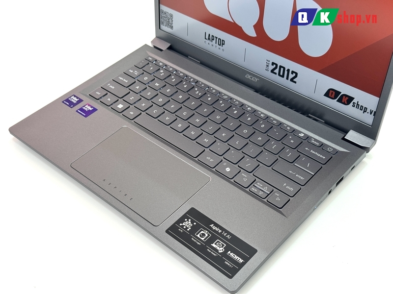 Laptop Acer Aspire 14 AI A14-52M-72FH Core Untra 7 - 256V / Ram 16GB / SSD 1TB / 14" FHD+