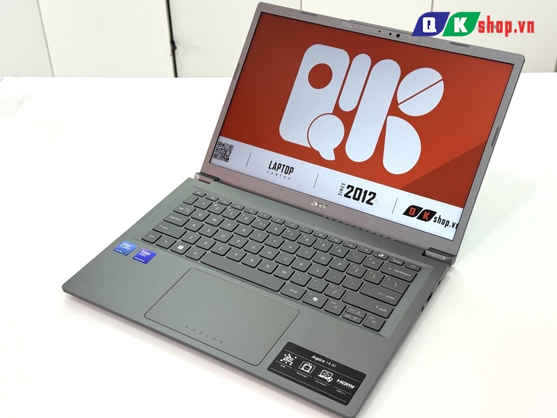 Laptop Acer Aspire 14 AI A14-52M-72FH Core Untra 7 - 256V / Ram 16GB / SSD 1TB / 14" FHD+