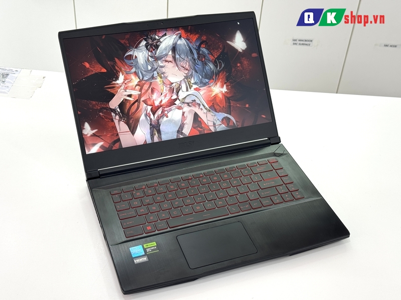 Laptop MSI Gaming GF63 Thin 12UCX 873VN Core i5-12450H / Ram 16GB / SSD 512GB / 15.6" FHD  144hz / RTX 2050 - 4GB