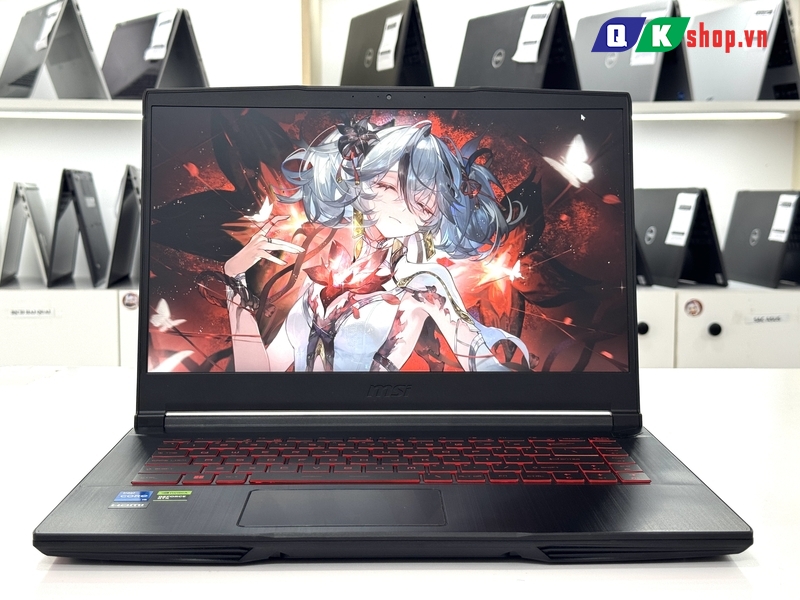 Laptop MSI Gaming GF63 Thin 12UCX 873VN Core i5-12450H / Ram 16GB / SSD 512GB / 15.6" FHD  144hz / RTX 2050 - 4GB