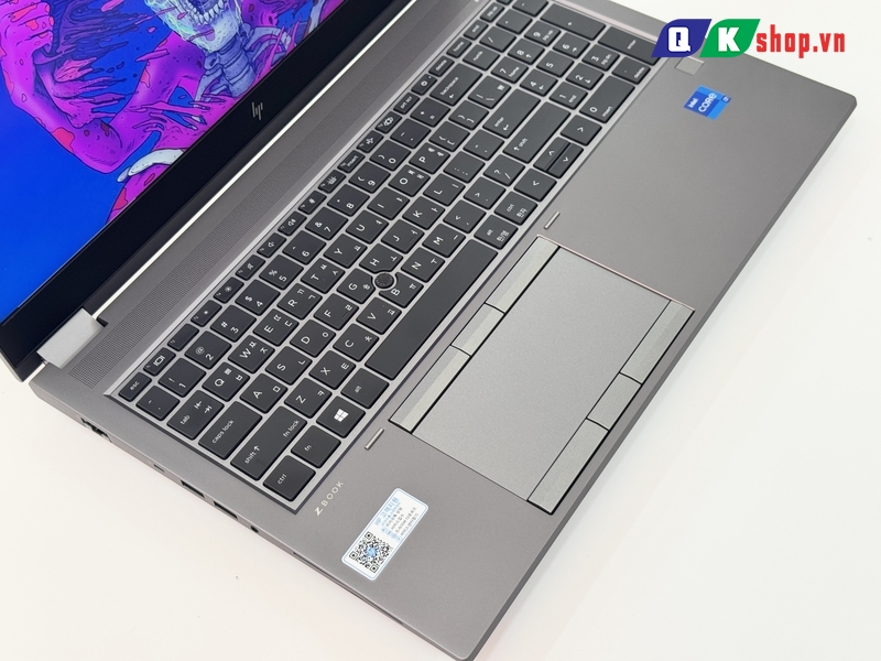 Laptop HP Zbook Fury G8 Core i7-11800H / Ram 16GB / SSD 512GB / Quadro T1200 4GB / 15.6" FHD