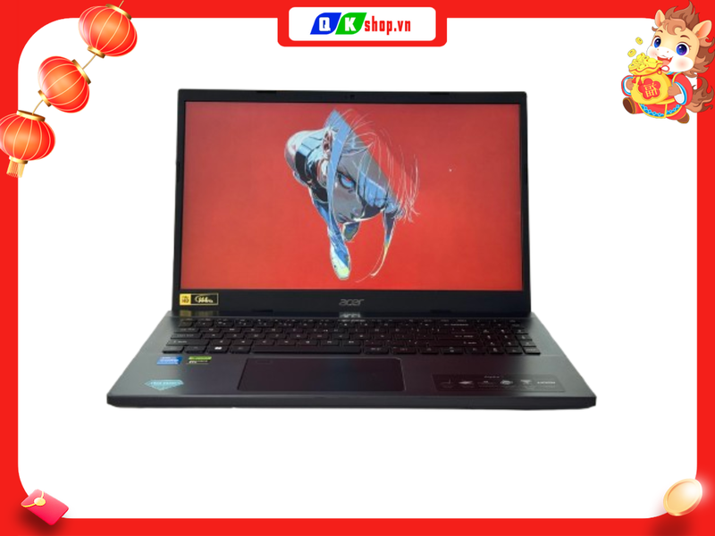 Laptop Acer Aspire 7 A715-76G-5806 Core I5 - 12450H / RAM 16GB / SSD 512GB PCIE / 15.6 FHD 144HZ / VGA 4GB RTX3050