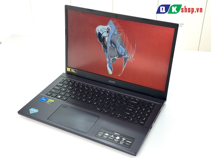 Laptop Acer Aspire 7 A715-76G-5806 Core I5 - 12450H / RAM 16GB / SSD 512GB PCIE / 15.6 FHD 144HZ / VGA 4GB RTX 3050