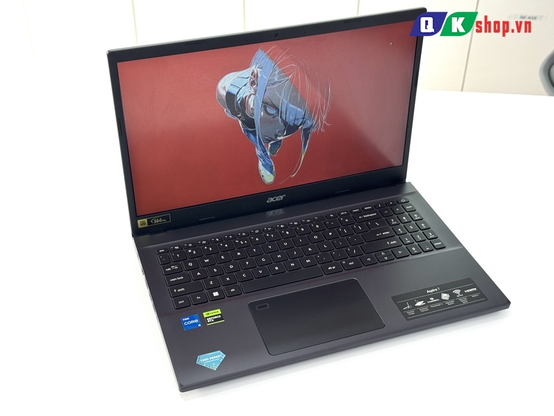 Laptop Acer Aspire 7 A715-76G-5806 Core I5 - 12450H / RAM 16GB / SSD 512GB PCIE / 15.6 FHD 144HZ / VGA 4GB RTX 3050
