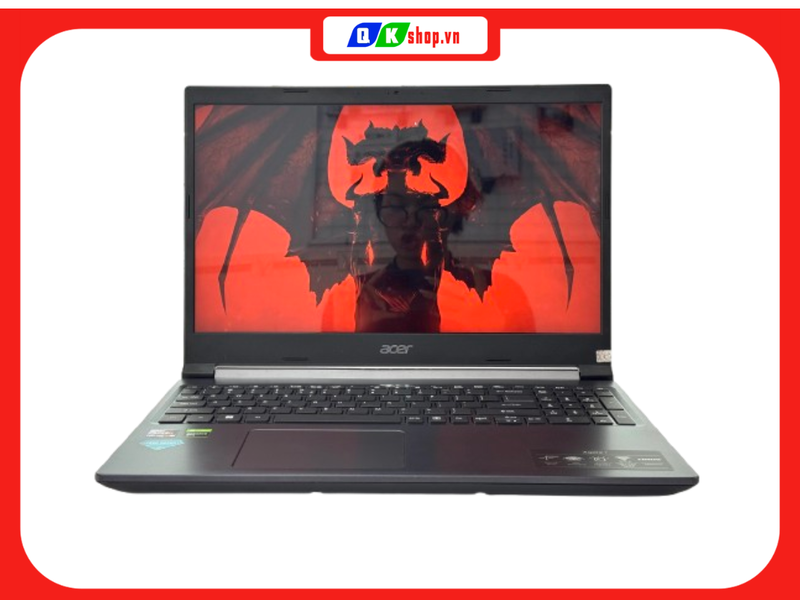 Laptop Acer Gaming Aspire 7 A715-42G-R6ZR  R5-5500U / RAM 8GB / SSD 512GB PCIE / 15.6 FHD 144HZ / VGA 4GB GTX 1650