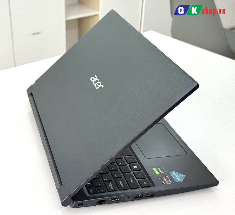 Laptop Acer Gaming Aspire 7 A715-42G-R6ZR  R5-5500U / RAM 8GB / SSD 512GB PCIE / 15.6 FHD 144HZ / VGA 4GB GTX 1650