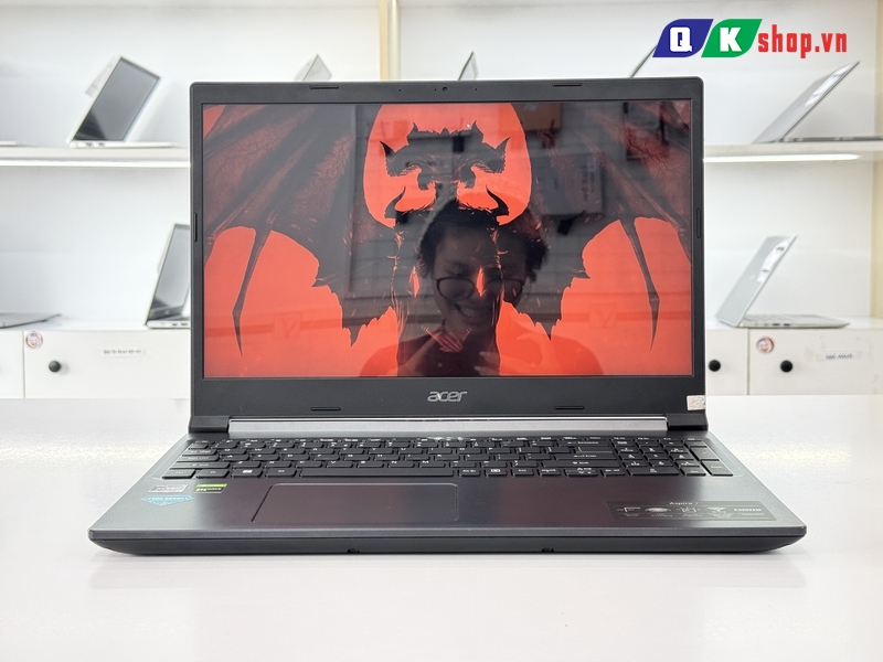 Laptop Acer Gaming Aspire 7 A715-42G-R6ZR  R5-5500U / RAM 8GB / SSD 512GB PCIE / 15.6 FHD 144HZ / VGA 4GB GTX 1650