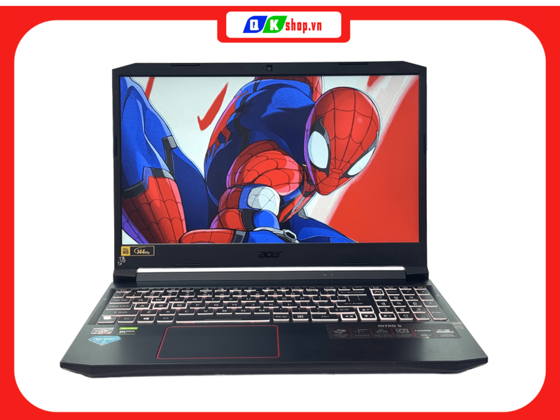 Laptop Acer Nitro 5 AN515-44-R9JM  Ryzen 5-4600H / Ram 16GB / SSD 512GB PCIE / 15.6FHD 144Hz / VGA 4GB GTX1650