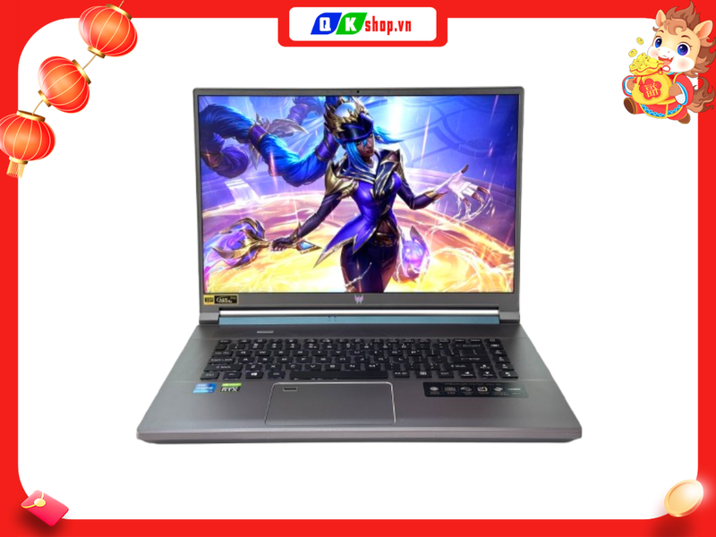 Laptop Acer Predator Triton 500 SE PT516-51S-70TP  Core I7-11800H / Ram 16GB / SSD 521GB PCIE / 16.0 WQXGA 165HZ / RTX 3060 6GB