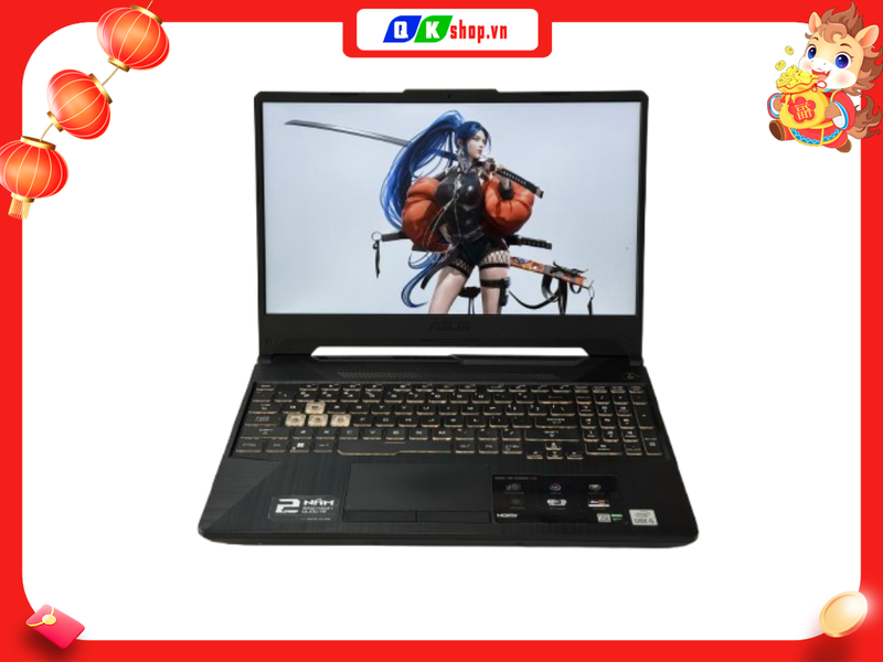 Laptop ASUS Gaming TUF FX506LHB-HN188W Core i5 10300H / Ram 16GB / SSD 512GB / 15.6"FHD 144Hz / GTX1650 4GB
