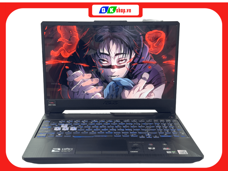 Laptop ASUS Gaming TUF FX506LHB-HN188W Core i5 10300H / Ram 8GB / SSD 512GB / 15.6"FHD 144Hz / GTX1650 4GB