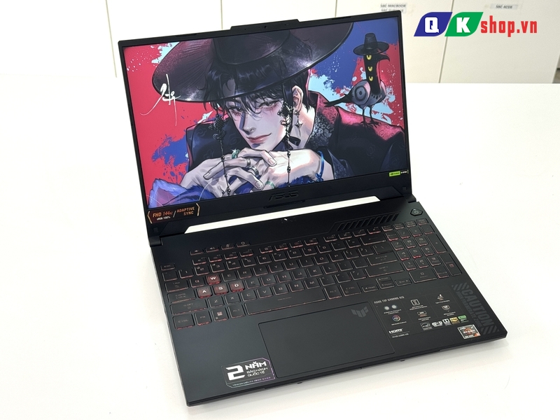 Laptop ASUS TUF Gaming A15 FA507NU-LP131W R5-7535HS / Ram 16GB / SSD 512GB PCIE / 15.6 FHD 144Hz / VGA 6GB RTX4050