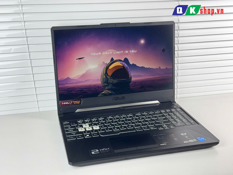 Laptop ASUS TUF Gaming F15 FX506HC - HN144W Core I5-11400H / 8GB / 512GB PCIE / 15.6 FHD 144HZ / VGA 4GB RTX3050