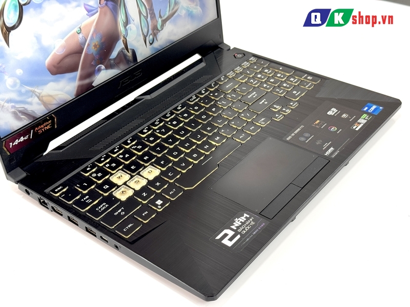 Laptop Asus TUF Gaming F15 FX506HF Core i5 11400H / Ram 8GB / SSD 512GB  / 15.6 "FHD 144Hz / 4GB RTX 2050