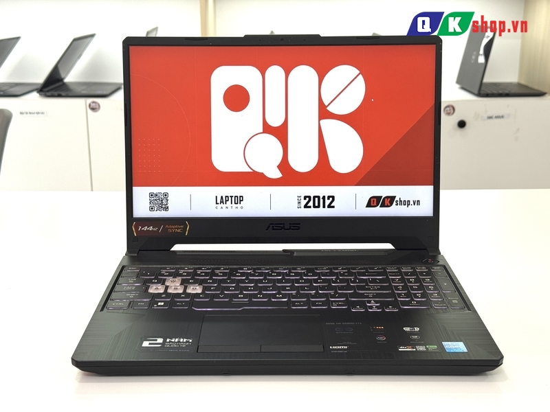 Laptop ASUS TUF GAMING F15 FX506HF-HN014W Core I5-11400H / RAM 16 GB / SSD 512GB PCIE  / 15.6 FHD 144HZ / VGA 4GB RTX2050