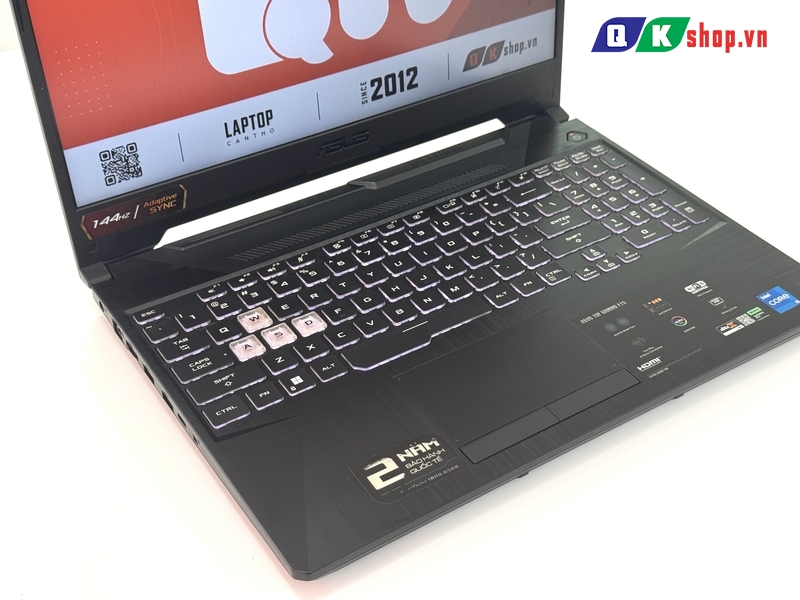 Laptop ASUS TUF GAMING F15 FX506HF-HN014W Core I5-11400H / RAM 16 GB / SSD 512GB PCIE  / 15.6 FHD 144HZ / VGA 4GB RTX2050