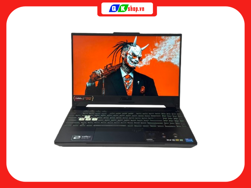Laptop Asus TUF Gaming F15 FX507ZC - HN124W Core i7 12700H / Ram 16GB / SSD 512GB / 15.6" FHD 144Hz /  RTX3050 4GB