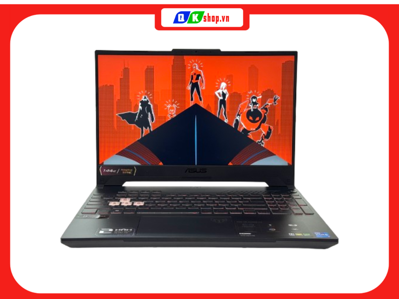 Laptop ASUS TUF Gaming F15 FX507ZC4 - HN181W Core I7-12700H / RAM 16GB / SSD 512GB PCIE / 15.6 FHD 144Hz / VGA 4GB RTX3050