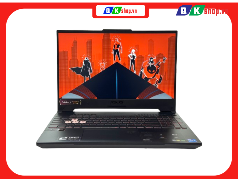 Laptop ASUS TUF Gaming F15 FX507ZC4 - HN181W Core I7-12700H / RAM 16GB / SSD 512GB PCIE / 15.6 FHD 144Hz / VGA 4GB RTX3050