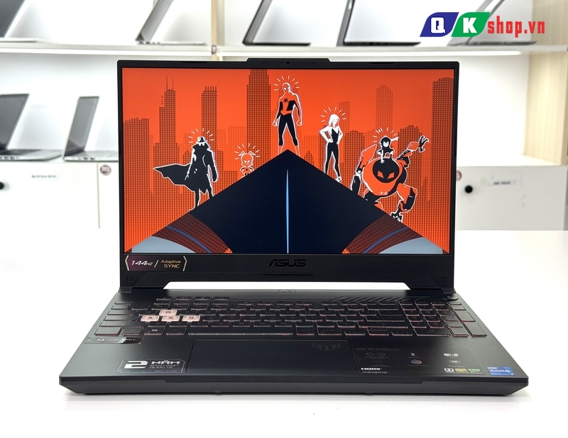 Laptop ASUS TUF Gaming F15 FX507ZC4 - HN181W Core I7-12700H / RAM 16GB / SSD 512GB PCIE / 15.6 FHD 144Hz / VGA 4GB RTX3050
