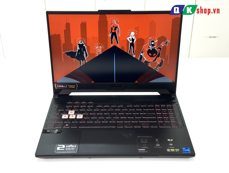 Laptop ASUS TUF Gaming F15 FX507ZC4 - HN181W Core I7-12700H / RAM 16GB / SSD 512GB PCIE / 15.6 FHD 144Hz / VGA 4GB RTX3050