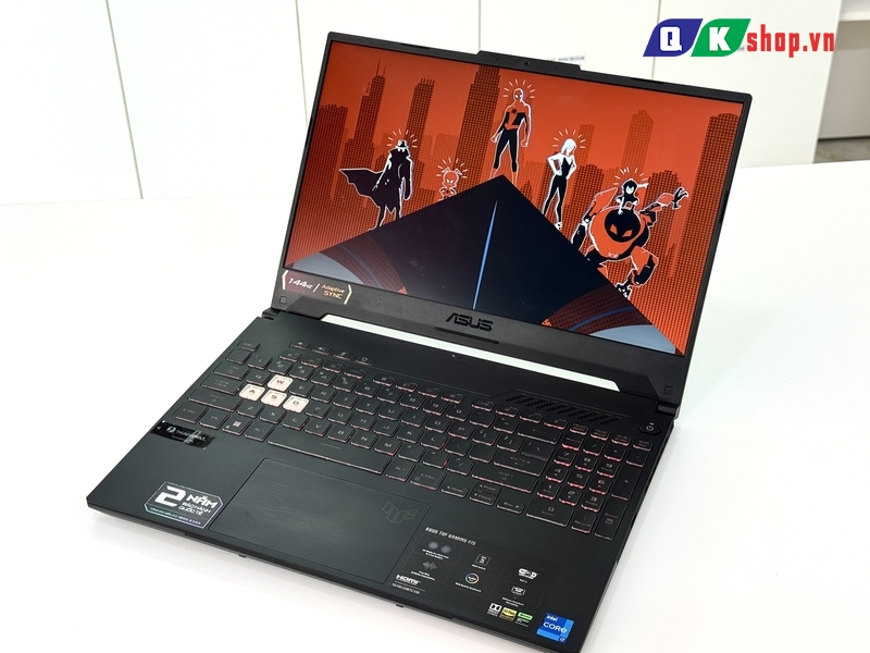 Laptop ASUS TUF Gaming F15 FX507ZC4 - HN181W Core I7-12700H / RAM 16GB / SSD 512GB PCIE / 15.6 FHD 144Hz / VGA 4GB RTX3050