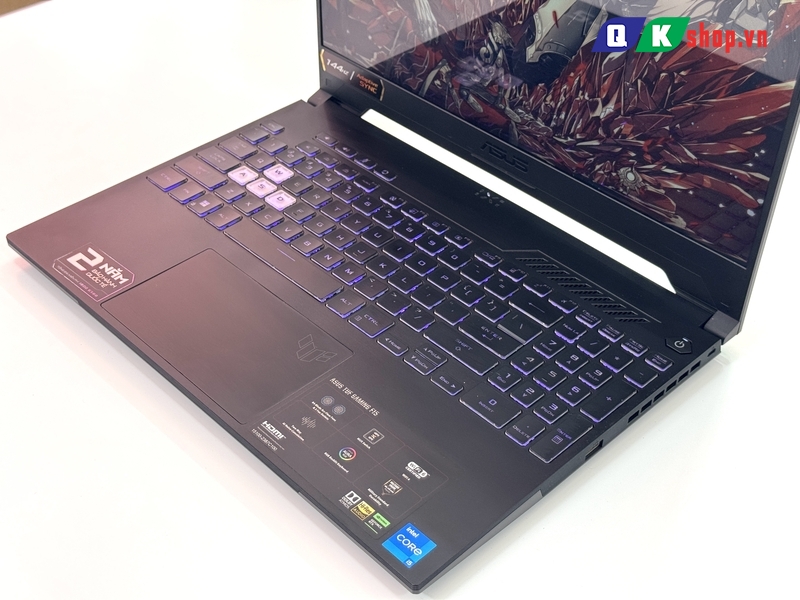 Laptop ASUS TUF Gaming F15 FX507ZC4 - HN229W - Core I5-12500H / Ram 16GB / SSD 1TB PCIE / 15.6 FHD 144HZ  / VGA 4GB RTX3050