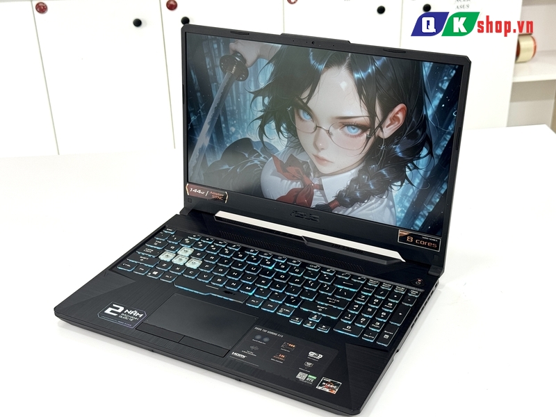 Laptop ASUS TUF Gaming FA506QM Ryzen 7-5800H / Ram 16GB / SSD 1TB PCIE / 15.6" FHD  144Hz / VGA 6GB RTX 3060