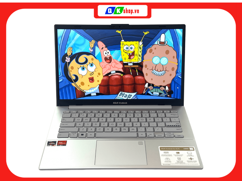 Laptop ASUS Vivobook Go 14 E1404FA - EB482W Ryzen 5 - 7520U / Ram 16GB / SSD 512GB  / 14.0 FHD