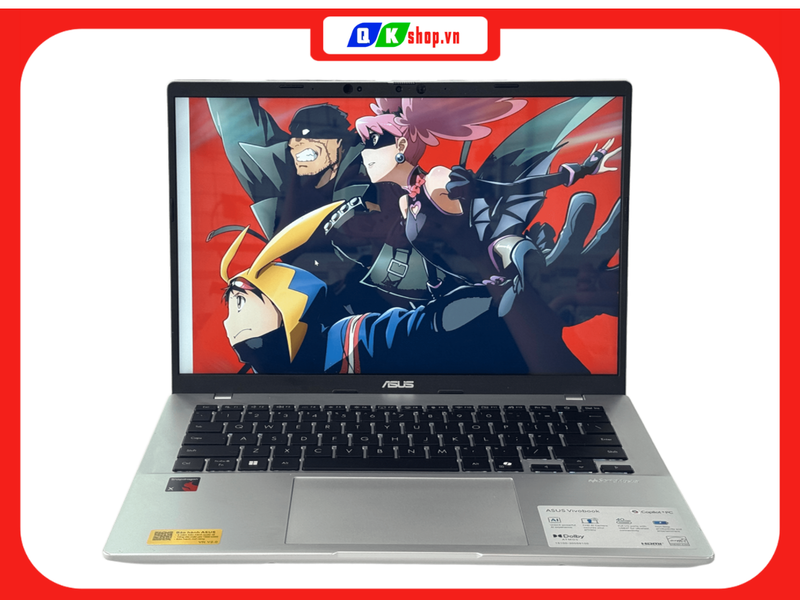 Laptop Asus Vivobook S14 S3407QA-SF043WS Snapdragon X X1 26 100 / Ram 16GB / SSD 512GB / Qualcomm Adreno / 14 inch FHD OLED