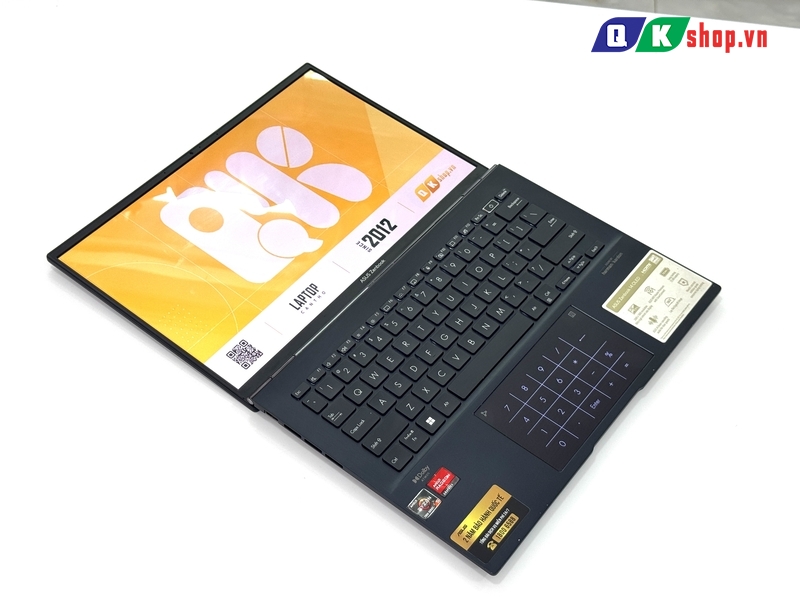 Laptop ASUS Zenbook 14 OLED UM3402YA-KM826W - Ryzen 5 - 7430U / RAM 16GB / SSD 512GB PCIE / 14.0 OLED 2.8K