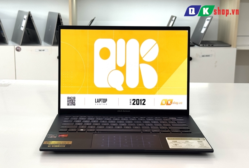 Laptop ASUS Zenbook 14 OLED UM3402YA-KM826W - Ryzen 5 - 7430U / RAM 16GB / SSD 512GB PCIE / 14.0 OLED 2.8K