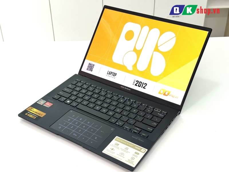Laptop ASUS Zenbook 14 OLED UM3402YA-KM826W - Ryzen 5 - 7430U / RAM 16GB / SSD 512GB PCIE / 14.0 OLED 2.8K