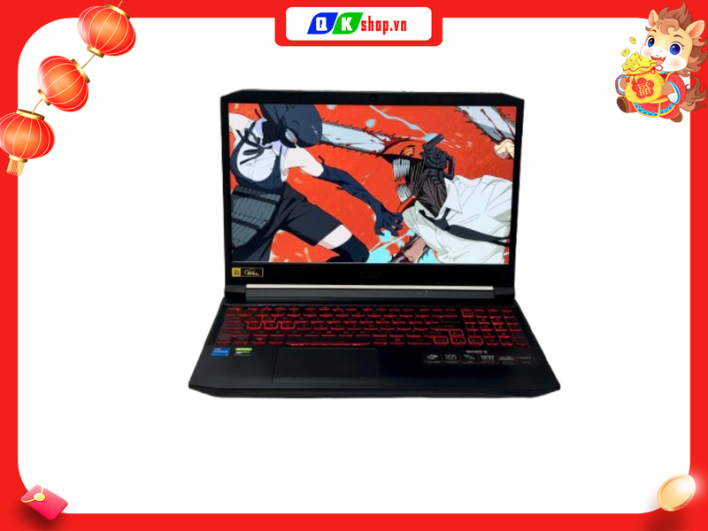 Laptop Gaming Acer Nitro 5 AN515-57 Core i5-11400H / Ram 8GB / SSD 512GB / RTX 1650 / 15.6” FHD IPS 144Hz