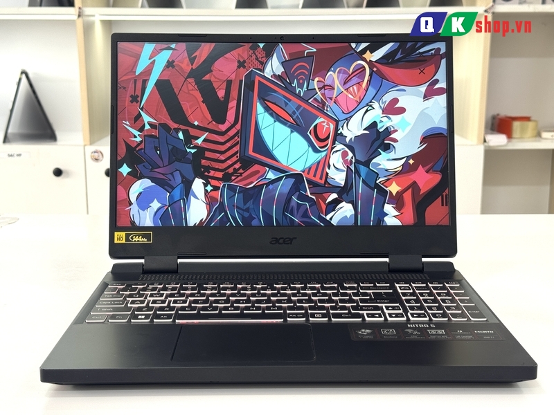 Laptop Gaming Acer Nitro 5 AN515-58-5193 Core I5-12450H / Ram 16GB DDR5 /SSD 512GB PCIE / 15.6 FHD 144HZ / VGA 6GB RTX4050