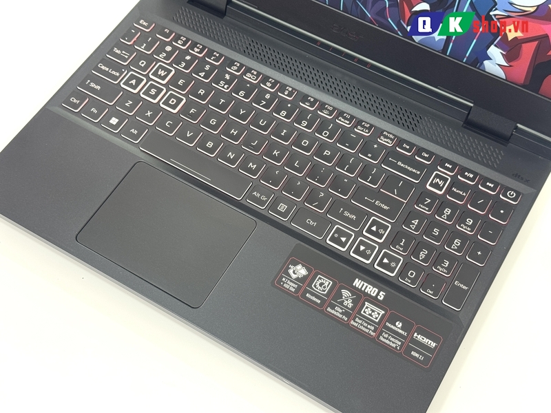 Laptop Gaming Acer Nitro 5 AN515-58-5193 Core I5-12450H / Ram 16GB DDR5 /SSD 512GB PCIE / 15.6 FHD 144HZ / VGA 6GB RTX4050