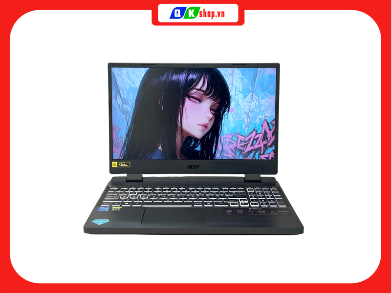 Laptop Gaming Acer Nitro 5 Tiger AN515 58 52SP Core i5 - 12500H / Ram 8GB / SSD 512GB PCIE / 15.6 FHD 144Hz /  VGA 4GB RTX3050
