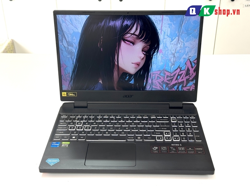 Laptop Gaming Acer Nitro 5 Tiger AN515 58 52SP Core i5 - 12500H / Ram 8GB / SSD 512GB PCIE / 15.6 FHD 144Hz /  VGA 4GB RTX3050